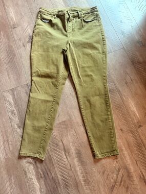 Talbots Olive-Tone Skinny High-Rise Jeans